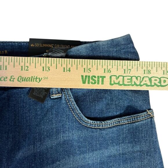 Chicos So Slimming Girlfriend Slim Leg Ankle Jeans chicos 2.5 embroidered jeans - Picture 13 of 16